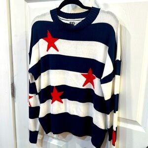 Beach Riot Callie Sweater Liberty Stars